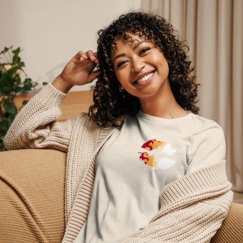 Blazing Heart Women's Relaxed T-Shirt - Image 15