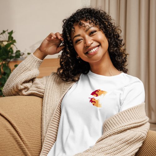 Blazing Heart Women's Relaxed T-Shirt