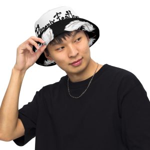 Contrast Reversible bucket hat